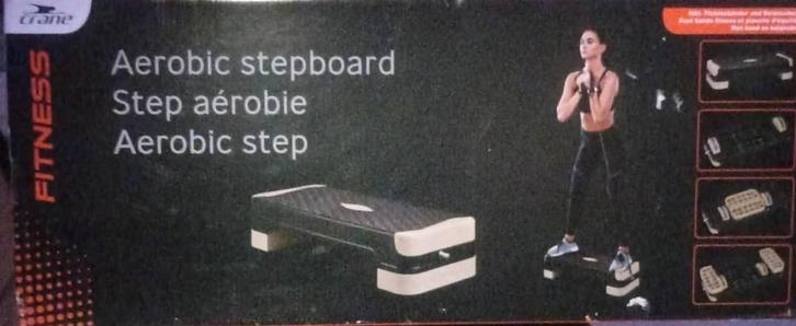 Crane Aerobic Stepboard - Fitness Stepbank, Sport en Fitness, Fitnessmaterialen, Zo goed als nieuw, Stepbank, Benen, Buik, Ophalen