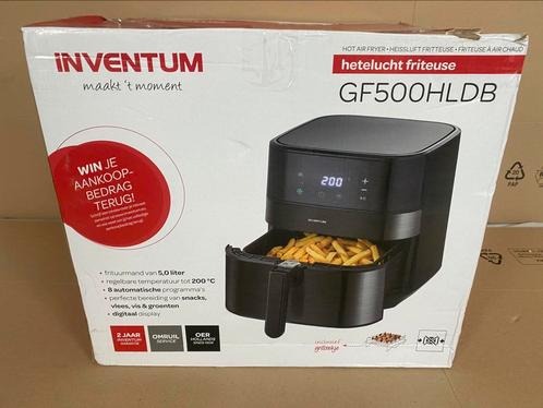 Inventum GF500HLDB M.149, Witgoed en Apparatuur, Frituurpannen, Zo goed als nieuw, Ophalen of Verzenden