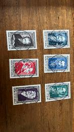 Yvert 930 - 935 - 1952 Frankrijk, Ophalen of Verzenden, Gestempeld