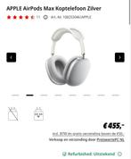 Apple AirPods Max Zilver - 1ste gen, Beats, Refurbished, Ophalen of Verzenden, Over oor (circumaural)