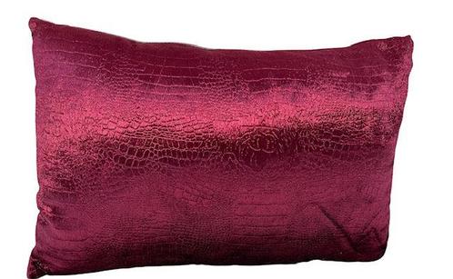 Eric Kuster style kussens croco fuchsia 50x30, Huis en Inrichting, Woonaccessoires | Kussens, Nieuw, Wit, Vierkant, Ophalen of Verzenden