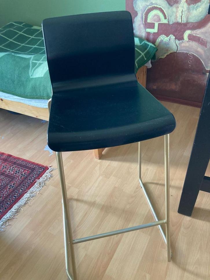 Ikea GLENN barkruk 2x, Huis en Inrichting, Barkrukken, Gebruikt, 60 tot 90 cm, 2 krukken, Ophalen