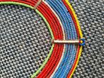 Oude MASSAI KETTING blauw/rood Afrika Kenia Tanzania, Ophalen of Verzenden