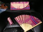 Clutch met 2 bijpassende accessoires, Sieraden, Tassen en Uiterlijk, Tassen | Damestassen, Ophalen of Verzenden, Nieuw, Roze, Avondtasje