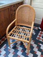 Vintage bamboe rotan stoel, Huis en Inrichting, Ophalen