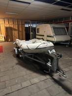 Quicksilver 3,30 m met Honda 6 pk + trailer & tank, Watersport en Boten, Ophalen, Zo goed als nieuw, Minder dan 70 pk, 3 tot 6 meter