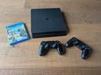 PlayStation 4 Slim met 2 controllers en game, Spelcomputers en Games, Spelcomputers | Sony PlayStation 4, Ophalen, Met 2 controllers