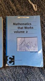 Mathematics that Works 2 en 3, Boeken, Studieboeken en Cursussen, Ophalen of Verzenden, Beta, Zo goed als nieuw, WO