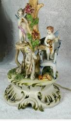 Capodimonte porseleinen lamp met handgeschilderde naam, Ophalen of Verzenden