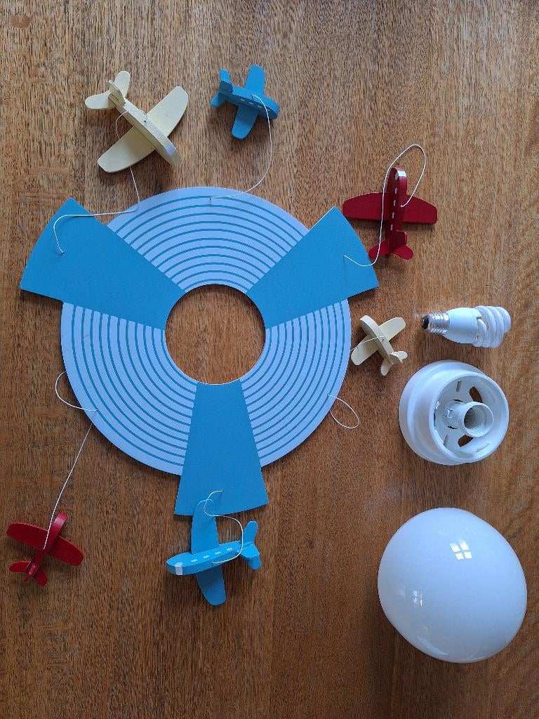 Plafondlamp vliegtuig Philips, Ophalen, Gebruikt, Hout