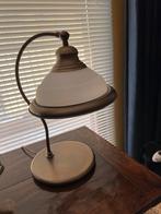 Koperkleurige bureaulamp, Huis en Inrichting, Lampen | Tafellampen, Ophalen, Gebruikt, Metaal, Minder dan 50 cm