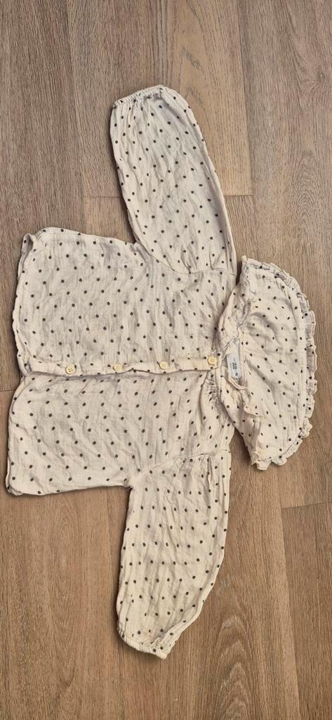 Gestippeld blousje maat 92, zara, Kinderen en Baby's, Kinderkleding | Maat 92, Zo goed als nieuw, Meisje, Overhemd of Blouse, Ophalen of Verzenden