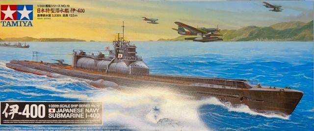 Coelianmodels, Tamiya 78019, I-400 U-boot 1/350, € 64,99, Hobby en Vrije tijd, Modelbouw | Boten en Schepen, Nieuw, 1:200 of kleiner