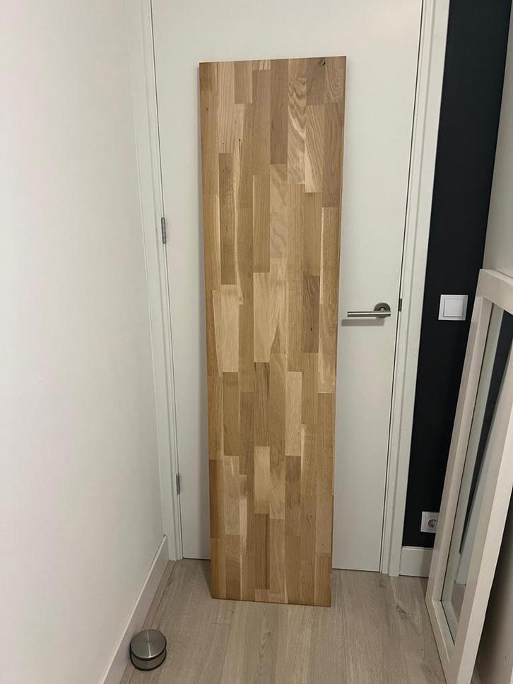 Eikenhouten paneel bijv voor op Ikea Besta 180x43x2,4cm, Doe-het-zelf en Verbouw, Platen en Panelen, Gebruikt, Ophalen