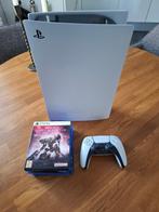 PS5 Disk Edition + 1 controller + 4 topgames, Spelcomputers en Games, Spelcomputers | Sony PlayStation 5, Ophalen of Verzenden