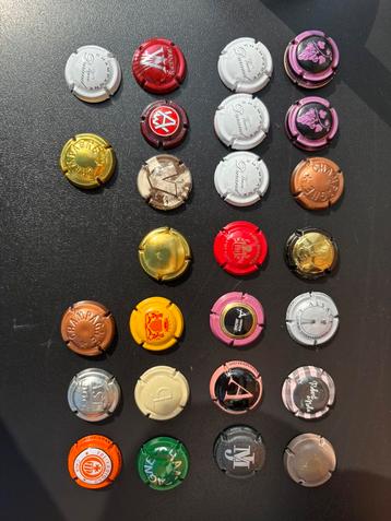 Champagnecapsules beschikbaar voor biedingen