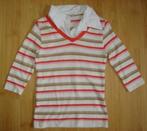 Gestreept stretchtruitje maat 36/38 met 3/4 mouwen: ZGAN, Ophalen of Verzenden, Zo goed als nieuw, Maat 36 (S), Wit