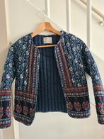 Jasje/vest Zara d.blauw met motief maat 140 €15, Meisje, Trui of Vest, Ophalen of Verzenden, Zo goed als nieuw