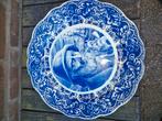 Boch delftsblauw wandbord, Ophalen of Verzenden