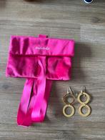 Paulie Pocket oorbellen - gouden accenten - ZGAN, Sieraden, Tassen en Uiterlijk, Oorbellen, Overige materialen, Hangers, Ophalen of Verzenden