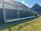 Schuifhek schuifpoort hek poort toegangspoort Heras, Tuin en Terras, Tuinhekken en Hekwerk, Ophalen, Zo goed als nieuw