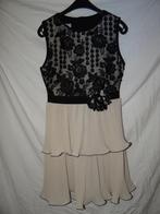 Mooie zwart/beige RINASCIMENTO jurk, Zwart, Rinascimento, Knielengte, Gedragen