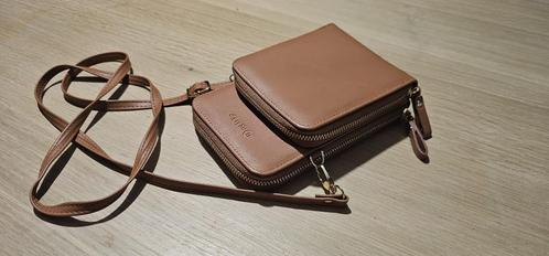 Bag It Up" schoudertasje – Bruin – Nieuwstaat, Sieraden, Tassen en Uiterlijk, Tassen | Schoudertassen, Zo goed als nieuw, Overige merken