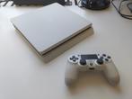 PS4 Playstation 4 Slim 500GB Glacier White, Spelcomputers en Games, Spelcomputers | Sony PlayStation 4, Met 1 controller, 500 GB