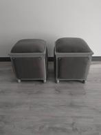 2 Handgemaakte Poefs - Gratis Af te Halen!, Ophalen of Verzenden, Hout