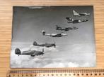 Persfoto 1960 RAF Norfolk Spitfire Hunter Meteor Vliegtuig, Ophalen of Verzenden, Zo goed als nieuw, Kaart, Foto of Prent