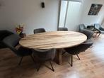 Eettafel en stoelen, Huis en Inrichting, Tafels | Eettafels, Ophalen, Gebruikt, 100 tot 150 cm, 200 cm of meer