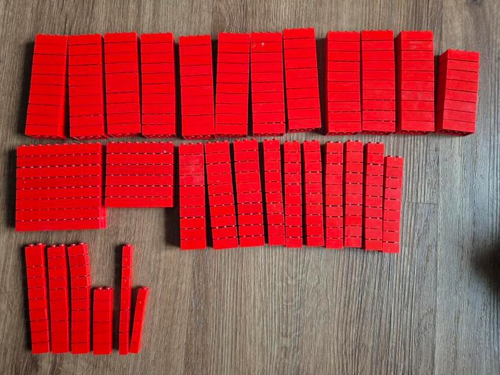 Basisset Lego rood, Kinderen en Baby's, Speelgoed | Duplo en Lego, Gebruikt, Lego, Losse stenen, Ophalen