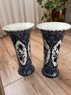 Royal Sphinx Boch Delfts Blauw Vaas, Blauw, Aardewerk of Porselein, Ophalen of Verzenden, Zo goed als nieuw