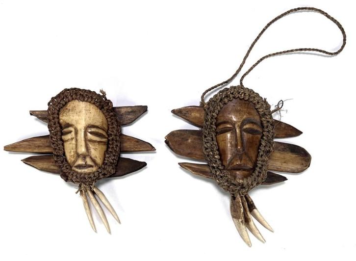 704. Lega amuletten, 20e eeuw, Congo, Antiek en Kunst, Kunst | Niet-Westerse kunst, Ophalen of Verzenden