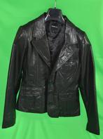 Kort leren jas 100% leer merk Fashion maat M, Maat 38/40 (M), Fashion, Zwart, Ophalen of Verzenden