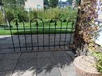 sierhek metaal groen, Tuin en Terras, Tuinhekken en Hekwerk, Ophalen, Gebruikt, IJzer, Sierhekwerk
