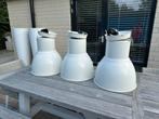 3 industriële lampen, Huis en Inrichting, Lampen | Hanglampen, Ophalen, Zo goed als nieuw, Metaal, Minder dan 50 cm