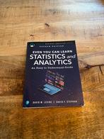 (Even you can learn) Statistics and Analytics, Ophalen of Verzenden, Zo goed als nieuw