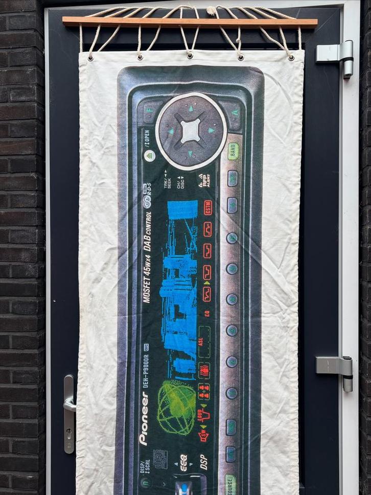 Vintage pioneer hangmat! Promotie artikel 90’s, Auto diversen, Autoradio's, Zo goed als nieuw, Ophalen of Verzenden