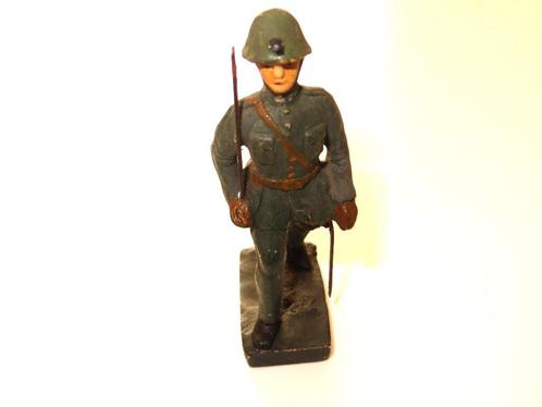DURSO HOLLANDSE SOLDAAT +- 1940 NO LINEOL ELASTOLIN, Antiek en Kunst, Antiek | Speelgoed, Verzenden
