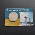 5 euro in coincard 60 jaar vrede en vrijheid UNC, Ophalen of Verzenden, Koningin Beatrix, Euro's