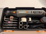 Worx WX106 8V Accu Rotary Tool + Accessoires, Ophalen, Zo goed als nieuw