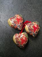 Papier maché hartjes kerstballen, Diversen, Kerst, Ophalen of Verzenden