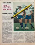 Artikel Willy en René van der Kerkhof (Mulo/FC Twente) 1970, 1960 tot 1980, Ophalen of Verzenden, Tijdschrift