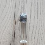 Antiek Parfumflesje met Zilveren Dop, Antiek en Kunst, Antiek | Goud en Zilver, Ophalen of Verzenden, Zilver