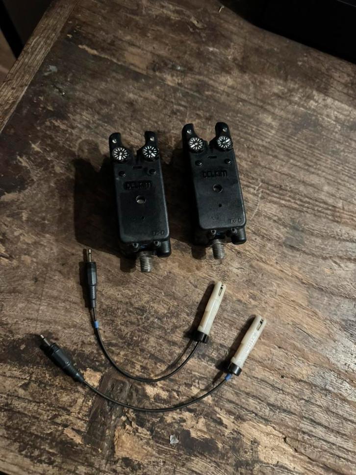Delkim txi-d 2 stuks incl hangers, Watersport en Boten, Hengelsport | Karpervissen, Gebruikt, Overige typen, Ophalen of Verzenden