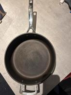 Le Creuset hapjespan, Ophalen of Verzenden, Gebruikt, Gietijzer, Koekenpan of Braadpan