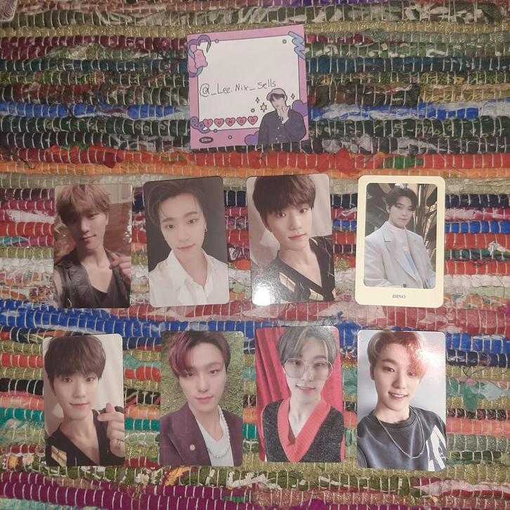 Seventeen dino photocards set voor €43 ( kpop ), Cd's en Dvd's, Cd's | Wereldmuziek, Zo goed als nieuw, Aziatisch, Ophalen of Verzenden