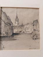 Diverse tekeningen van Nicolaas Landsdorp., Ophalen of Verzenden