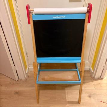 Kinder Schoolbord met Whiteboard, Krijtbord & Papierrol beschikbaar voor biedingen